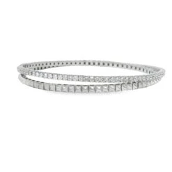 White Gold Diamond Wrap Bracelet