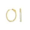 Inside Out Diamond Hoops 2 Inside Out Diamond Hoops -DIAMOND JEWELRY SHOP 008638 Y