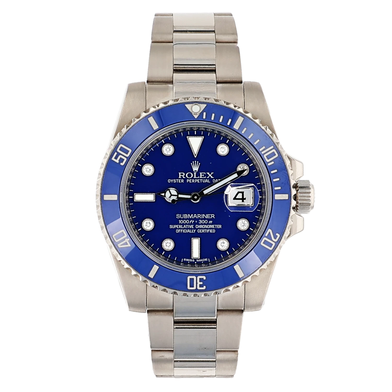 Rolex 116619LB Submariner Smurf 18K White Gold 40mm (Pre-owned) 3 Rolex 116619LB Submariner Smurf 18K White Gold 40mm (Pre-owned)