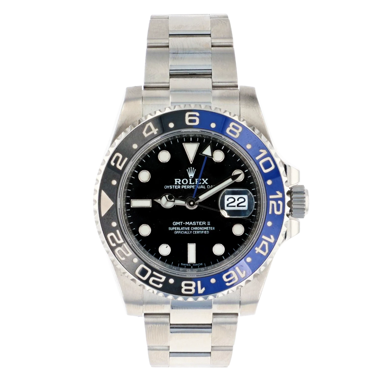 Rolex 116710BLNR GMT Master II Batman Oystersteel 40mm (Pre-owned) 3 Rolex 116710BLNR GMT Master II Batman Oystersteel 40mm (Pre-owned)
