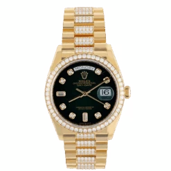 Rolex 128348RBR Day-Date Presidential 18K Yellow Gold 36mm (Pre-owned)