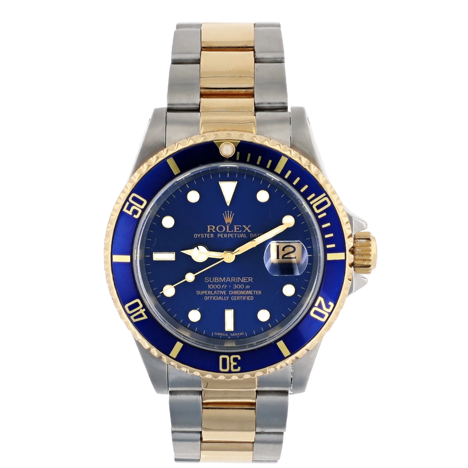 Rolex 16613 Submariner Rolesor Oystersteel & 18K Yellow Gold 40mm (Pre-owned) 3 Rolex 16613 Submariner Rolesor Oystersteel & 18K Yellow Gold 40mm (Pre-owned)