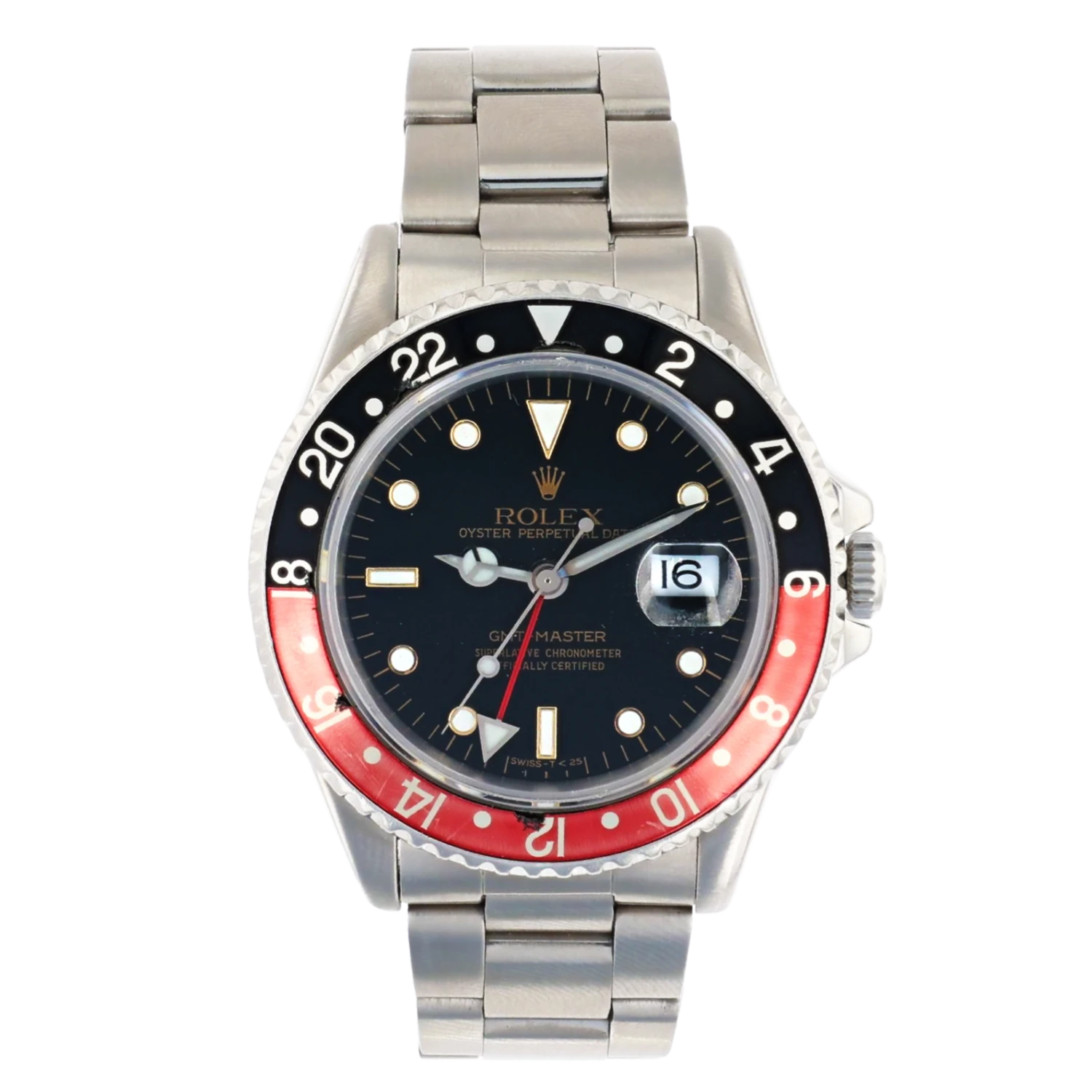 Vintage Rolex 16710 GMT Master II Date Coke Oystersteel 40mm (Pre-owned) 3 Vintage Rolex 16710 GMT Master II Date Coke Oystersteel 40mm (Pre-owned)