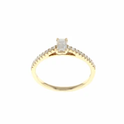 Emerald Complete Engagement Ring (0.67CTW)