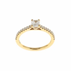 Complete Radiant Engagement Ring (0.67CTW)