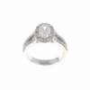 Oval Halo Complete Engagement Ring (1.53CTW) -DIAMOND JEWELRY SHOP 2011256967Top CLEAN