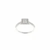 Halo Princess Complete Engagement Ring (0.86 CTW) -DIAMOND JEWELRY SHOP 2011257124 TopCLEAN