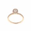 Oval Halo Complete Engagement Ring 14K Rose Gold (.57CTW) -DIAMOND JEWELRY SHOP 2011258207Top CLEAN