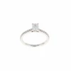 Complete Rings 14kt White Gold Half-Way Pave Oval Diamond Engagement Ring (0.76CTW) -DIAMOND JEWELRY SHOP 2011263989 TopCLEAN