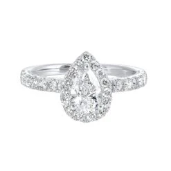 Halo Complete Engagement Ring (1.22 CTW)