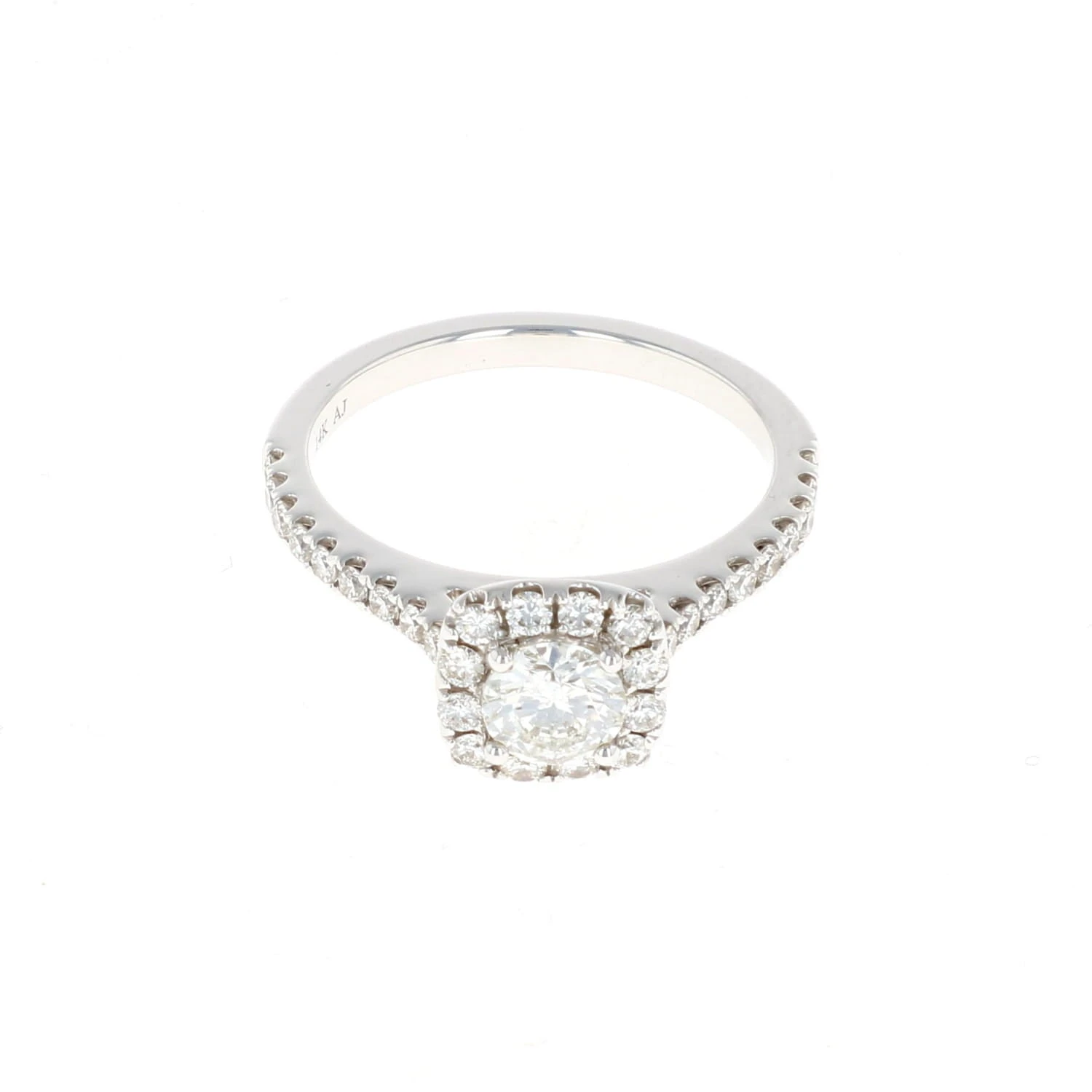 Cushion Halo Complete Engagement Ring (0.98 CTW) 5 Cushion Halo Complete Engagement Ring (0.98 CTW) - Image 3