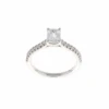 Cushion Complete Engagement Ring (0.95CTW) -DIAMOND JEWELRY SHOP 2011284507Top CLEAN