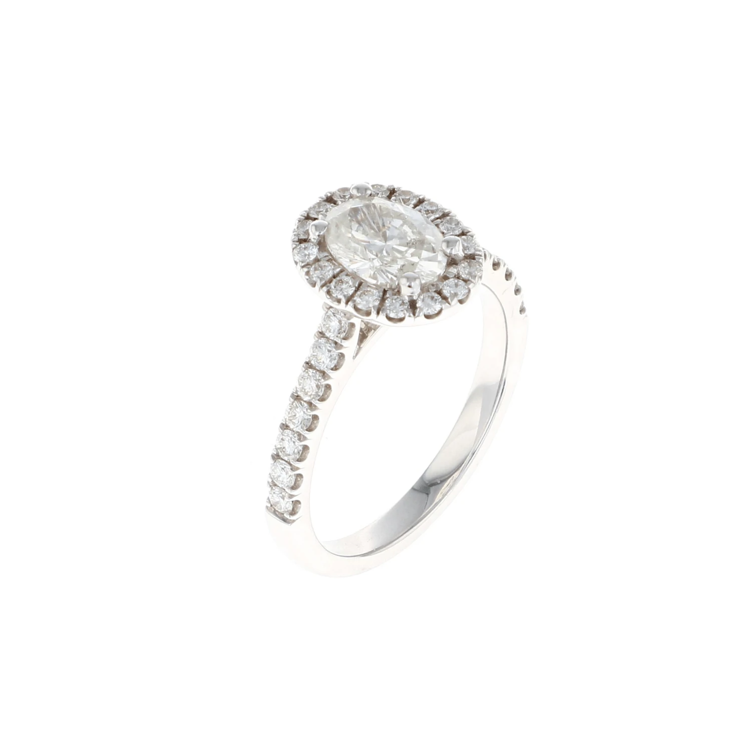 Oval Halo Complete Engagement Ring (1.49CTW) 4 Oval Halo Complete Engagement Ring (1.49CTW) - Image 2