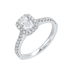 Halo Complete Engagement Ring (0.88 CTW) 5 Halo Complete Engagement Ring (0.88 CTW) -DIAMOND JEWELRY SHOP 2011295833 1