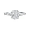 Halo Complete Engagement Ring (0.88 CTW) -DIAMOND JEWELRY SHOP 2011295833 2