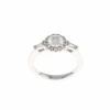 Round Halo Complete Engagement Ring (1.06CTW) -DIAMOND JEWELRY SHOP 2011304138Top CLEAN