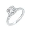 Halo Complete Engagement Ring (0.98 CTW) -DIAMOND JEWELRY SHOP 2011304284 2