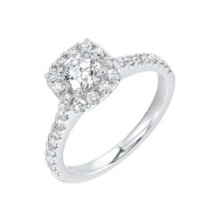 Halo Complete Engagement Ring (0.98 CTW)