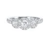Three-Stone Complete Engagement Ring (1.01 CTW) -DIAMOND JEWELRY SHOP 2011304288 2