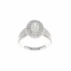 Oval Double Halo Complete Engagement Ring (1.43CTW)