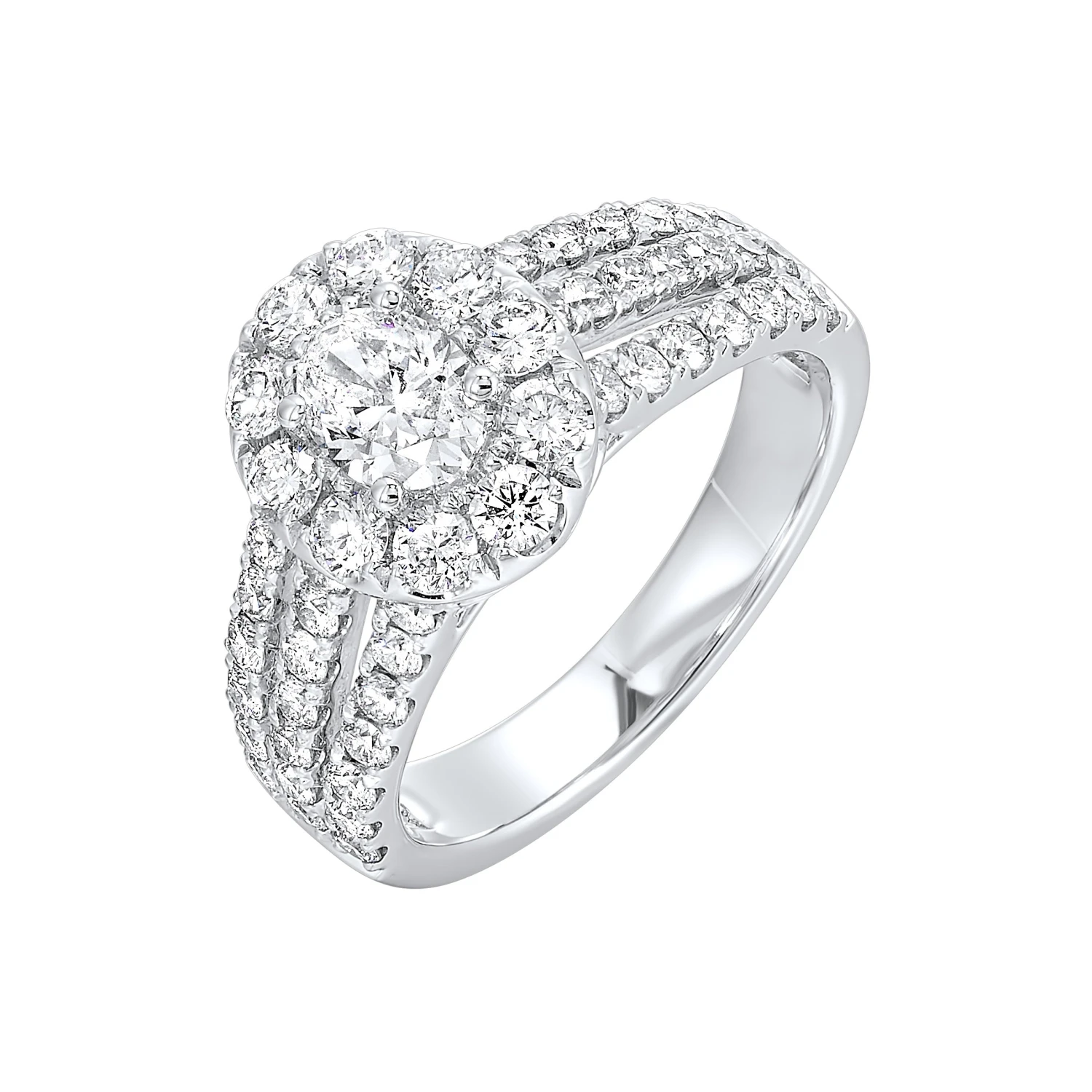 Halo Complete Emgagement Ring (1.70 CTW) 4 Halo Complete Emgagement Ring (1.70 CTW) - Image 2