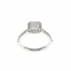 Cushion Halo Complete Engagement Ring (1.46CTW) -DIAMOND JEWELRY SHOP 2011313340Top CLEAN