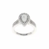 Pear Halo Complete Engagement Ring (1.00CTW)