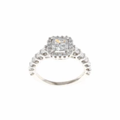 Princess Halo Complete Engagement Ring (0.90CTW)