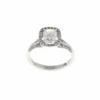 Cushion Halo Complete Engagement Ring (1.45CTW) -DIAMOND JEWELRY SHOP 201137619Top CLEAN