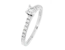 Complete Rings White Gold With 0.33 CTW Round Diamond Diamond Center Stone Classic Engagement Ring 7 Complete Rings White Gold With 0.33 CTW Round Diamond Diamond Center Stone Classic Engagement Ring -DIAMOND JEWELRY SHOP 201182751 3