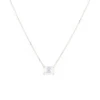 Baguette 1.26CTW GIA Certified Diamond Necklace 14K White Gold -DIAMOND JEWELRY SHOP 235051102Face CLEAN