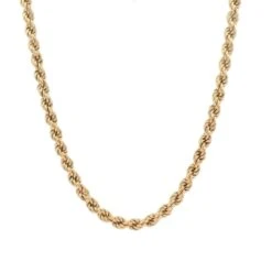 26" Rose Gold Rope Chain 18K