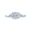 Tacori 18k White Gold Simply Tacori Round Diamond Engagement Ring Setting (0.4 CTW) -DIAMOND JEWELRY SHOP 2571rd7 10
