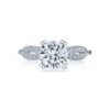 Tacori Ribbon Round Diamond Engagement Ring Setting (0.12 CTW) 2 Tacori Ribbon Round Diamond Engagement Ring Setting (0.12 CTW) -DIAMOND JEWELRY SHOP 2573mdrd75 10