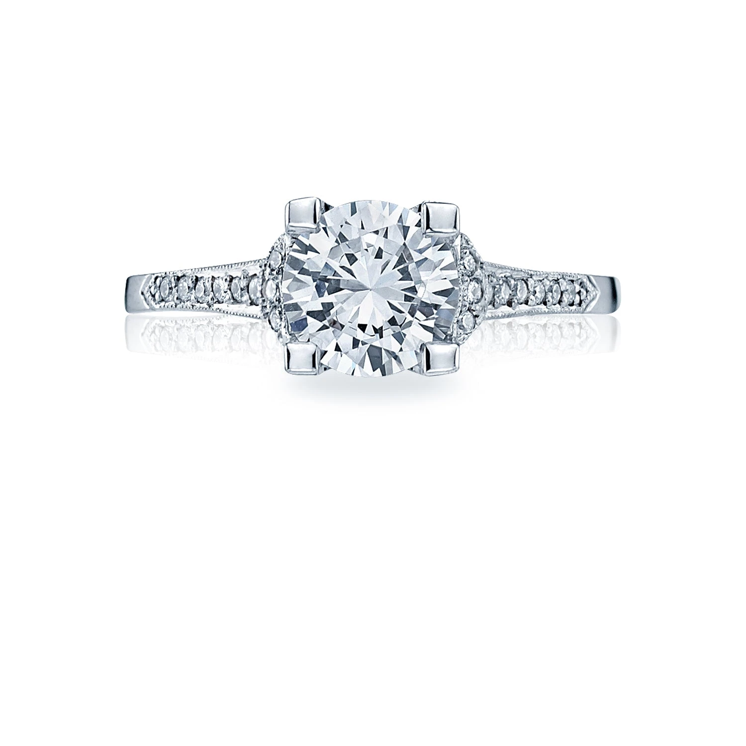 Tacori Simply Tacori Round Diamond Engagement Ring Setting (0.2 CTW) 3 Tacori Simply Tacori Round Diamond Engagement Ring Setting (0.2 CTW)