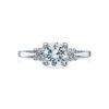 Tacori 18k White Gold Simply Tacori Round Diamond Engagement Ring Setting (0.45 CTW) -DIAMOND JEWELRY SHOP 2635rd65 10