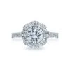 Tacori 18k White Gold Simply Tacori Round Diamond Engagement Ring Setting (0.79 CTW) -DIAMOND JEWELRY SHOP 2643rd75 10