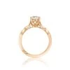 Tacori 18k Rose Gold Ribbon Round Diamond Engagement Ring Setting (0.3 CTW) 2 Tacori 18k Rose Gold Ribbon Round Diamond Engagement Ring Setting (0.3 CTW) -DIAMOND JEWELRY SHOP 2648rd65pk 20