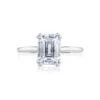 Tacori 18k White Gold Simply Tacori Engagement Ring Setting (0.07 CTW) -DIAMOND JEWELRY SHOP 2650ec85x65 10