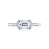 Tacori 18k White Gold Simply Tacori Engagement Ring Setting (0.11 CTW) -DIAMOND JEWELRY SHOP 2654ec75x55 10