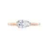 Tacori 18k Rose Gold Simply Tacori Pear Diamond Engagement Ring Setting (0.11 CTW) 1 Tacori 18k Rose Gold Simply Tacori Pear Diamond Engagement Ring Setting (0.11 CTW) -DIAMOND JEWELRY SHOP 2654ps8x5pk 10