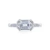 Tacori 18k White Gold Simply Tacori Engagement Ring Setting (0.15 CTW) 2 Tacori 18k White Gold Simply Tacori Engagement Ring Setting (0.15 CTW) -DIAMOND JEWELRY SHOP 2655ec8x6 10