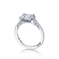 Tacori 18k White Gold Simply Tacori Engagement Ring Setting (0.15 CTW) 7 Tacori 18k White Gold Simply Tacori Engagement Ring Setting (0.15 CTW) -DIAMOND JEWELRY SHOP 2655ec8x6 50