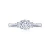 Tacori 18k White Gold Imply Tacori Round Diamond Engagement Ring Setting (0.28 CTW) -DIAMOND JEWELRY SHOP 2658rd6 10