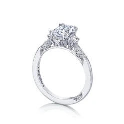 Tacori 18k White Gold White Gold Simply Tacori Engagement Ring Setting (0.34 CTW) 7 Tacori 18k White Gold White Gold Simply Tacori Engagement Ring Setting (0.34 CTW) -DIAMOND JEWELRY SHOP 2659ec75x55 50