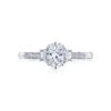 Tacori 18k White Gold Simply Tacori Oval Diamond Engagement Ring Setting (0.34 CTW) 1 Tacori 18k White Gold Simply Tacori Oval Diamond Engagement Ring Setting (0.34 CTW) -DIAMOND JEWELRY SHOP 2659ov7x5 10