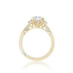 Tacori 18k Yellow Gold Simply Tacori Princess Diamond Engagement Ring Setting (0.34 CTW) -DIAMOND JEWELRY SHOP 2659pr65y 20