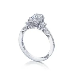 Tacori 18k White Gold Dantela Engagement Ring Setting (0.48 CTW) -DIAMOND JEWELRY SHOP 2662ec7x5 50