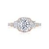 Tacori 18k Rose Gold Dantela Round Diamond Engagement Ring Setting (0.68 CTW) -DIAMOND JEWELRY SHOP 2663cu8pk 10