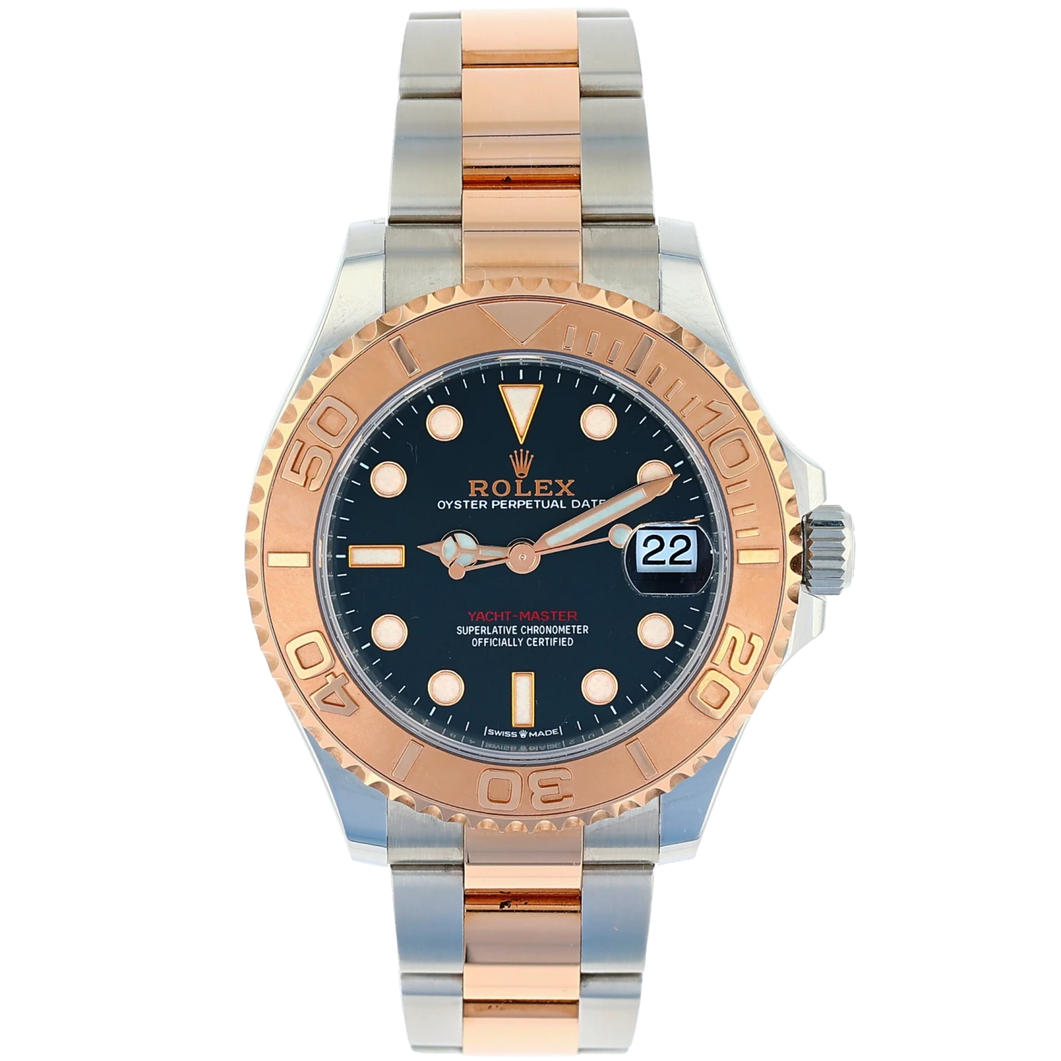 Rolex 268621 Yacht-Master Date Rolesor Oystersteel & 18K Everose Gold 37mm (Pre-owned) 3 Rolex 268621 Yacht-Master Date Rolesor Oystersteel & 18K Everose Gold 37mm (Pre-owned)